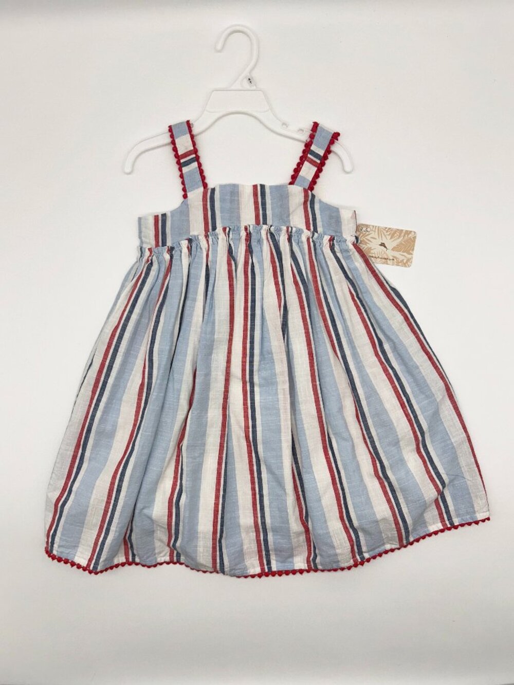 NWT Tommy Bahama Girls 4T Sleeveless USA Dress